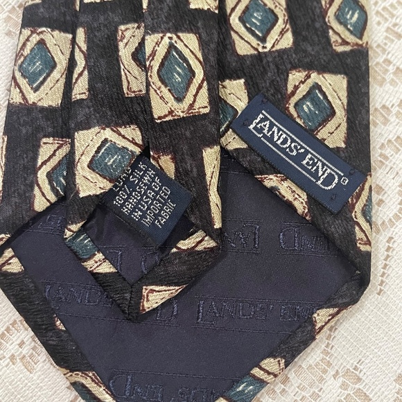 Men’s Silk Neckties Neck Ties (6) - Halston, Caravaggio, Land's End, and more! - Picture 4 of 9
